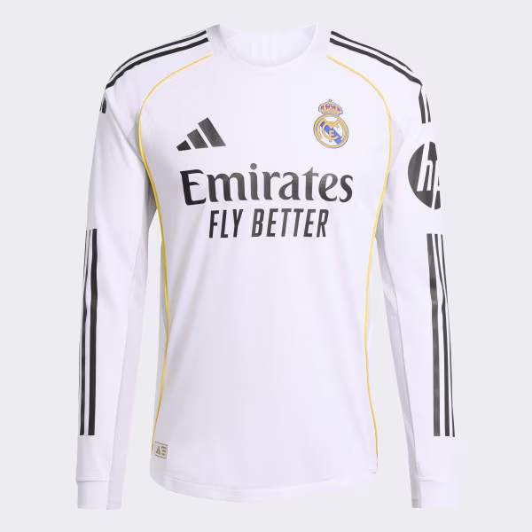 Camiseta Real Madrid 25/26 (manga larga)