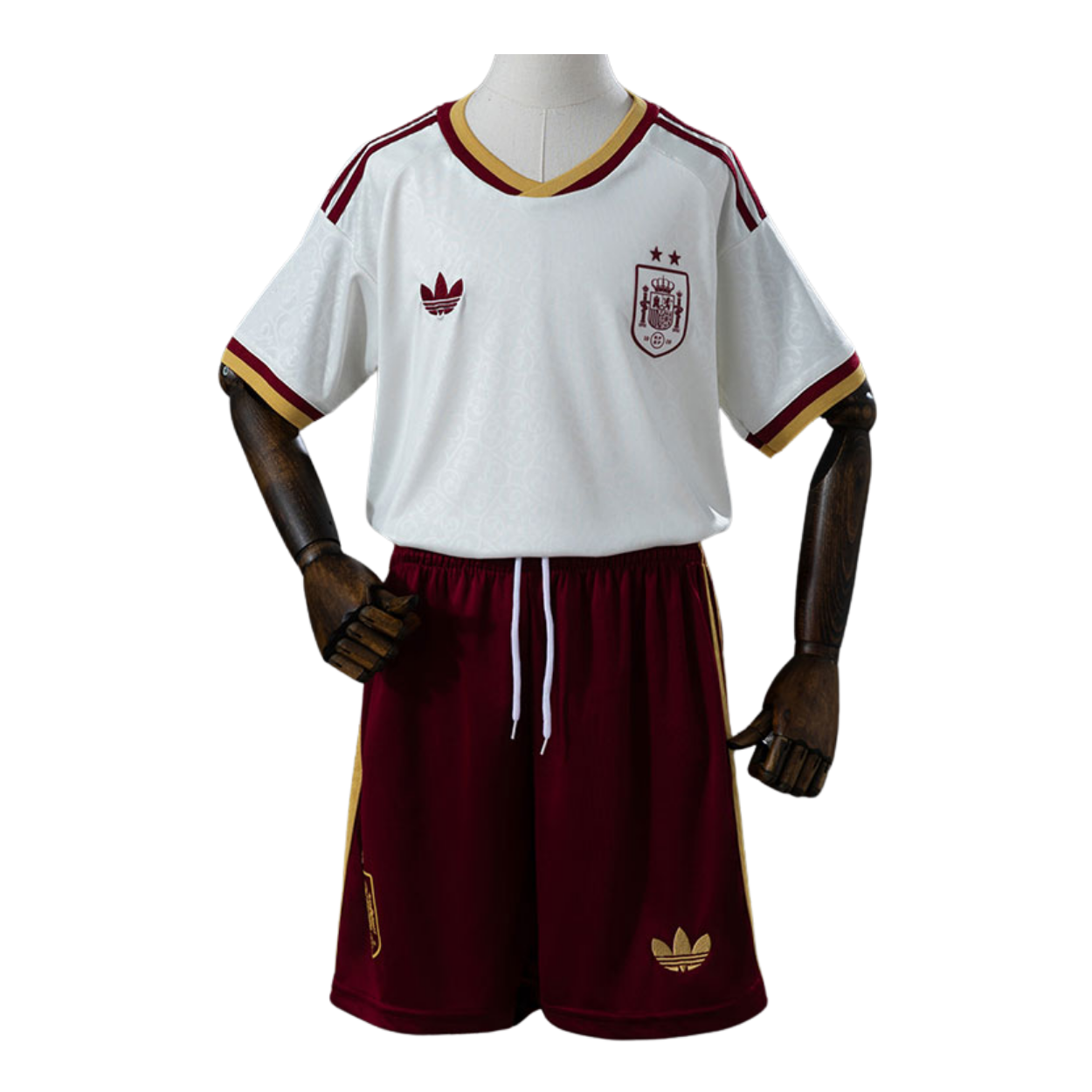 Conjunto Niño Selección España Mundial 2026 Visitante
