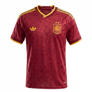 Camiseta Selección España Mundial 2026 - 2 Estrellas Visitante Roja